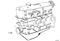 Zespół napędowy silnika (11_0000) dla BMW 3' E30 318i 2-d JAP