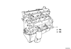 Zespół napędowy silnika (11_0015) dla BMW 7' E23 733i Lim ECE