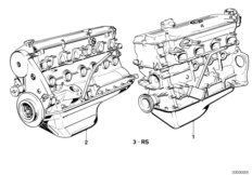 Zespół napędowy silnika (11_0016) dla BMW 5' E28 520i Lim ZA