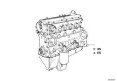 Zespół napędowy silnika (11_0017) dla BMW 6' E24 635CSi Cou USA