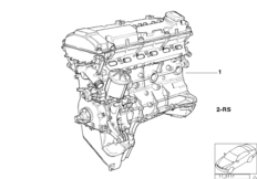 Zespół napędowy silnika (11_0031) dla BMW 5' E34 525i Tou ECE