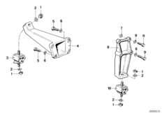 Zawieszenie silnika/amortyzacja silnika (11_0033) dla BMW 3' E21 320i Lim USA
