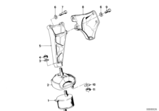 Zawieszenie silnika/amortyzacja silnika (11_0044) dla BMW 7' E23 735i Lim USA