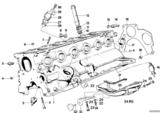 Blok silnika (11_0129) dla BMW 3' E30 323i 2-d ECE