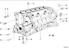 Blok silnika (11_0133) dla BMW 5' E34 530i Lim ECE