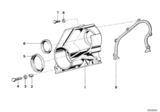 Obudowa wnęki koła dolna (11_4302) dla BMW 3' E30 325e 4-d ECE