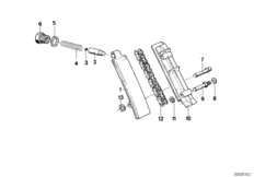 Mechanizm ster.-łańcuch sterujący (11_0402) dla BMW 5' E28 528i Lim ECE