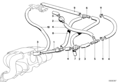 Sterowanie podciśnieniowe-silnik (11_0845) dla BMW 5' E28 520i Lim ECE