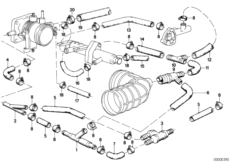 Sterowanie podciśnieniowe-silnik (11_0850) dla BMW 3' E30 320i 4-d ECE