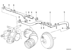 Sterowanie podciśnieniowe-silnik (11_4344) dla BMW 3' E30 325i Cab ECE