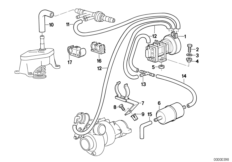 Sterowanie podciśnieniowe-turbospręż. (11_0865) dla BMW 3' E30 324td 4-d ECE