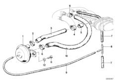 Sterowanie podciśnieniowe-silnik (11_0879) dla BMW 3' E21 320i Lim ECE