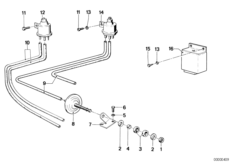 Sterowanie podciśnieniowe-silnik (11_0881) dla BMW 3' E21 320 Lim ECE