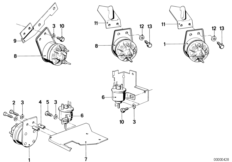 Sterowanie podciśnieniowe-AGR (11_0902) dla BMW 6' E24 635CSi Cou ECE