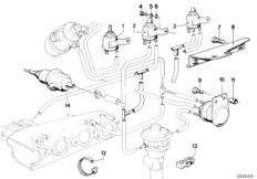 Sterowanie podciśnieniowe-AGR (11_0910) dla BMW 7' E23 733i Lim USA