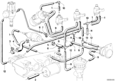 Sterowanie podciśnieniowe-AGR (11_0911) dla BMW 6' E24 633CSi Cou USA