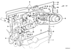 Sterowanie podciśnieniowe-silnik (11_0924) dla BMW 5' E12 520i Lim ECE