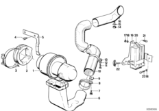 Dmuchawa chłodząca turbosprężarki (11_1034) dla BMW 7' E23 745i Lim ECE