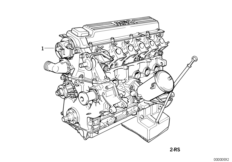 Zespół napędowy silnika (11_1958) dla BMW 3' E36 325tds Lim ECE