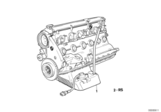 Zespół napędowy silnika (11_1165) dla BMW 3' E30 325i 4-d ECE