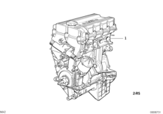Zespół napędowy silnika (11_1293) dla BMW 3' E36 318is Cou USA