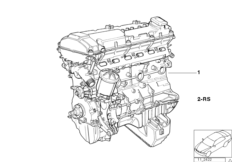 Zespół napędowy silnika (11_1295) dla BMW 3' E36 320i Cab ECE