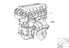 Zespół napędowy silnika (11_6021) dla BMW 3' E36 M3 Lim ECE