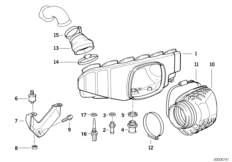 Kolektor ssący (11_6024) dla BMW 3' E36 M3 3.2 Cou ECE