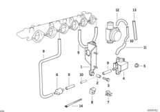 Sterowanie podciśnieniowe-silnik (11_6038) dla BMW 3' E36 M3 Lim ECE