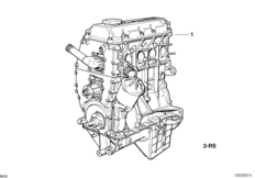 Zespół napędowy silnika (11_6051) dla BMW 3' E36 316i 1.6 Com ECE
