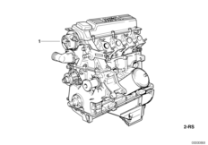 Zespół napędowy silnika (11_1438) dla BMW 3' E36 318tds Com ECE