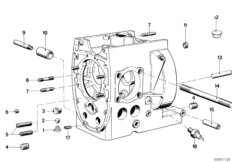 Obudowa silnika, elementy dod. (11_1726) dla BMW R 100 TIC ECE