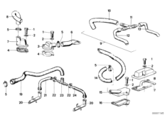 Odpowietrzanie silnika (11_1755) dla BMW R 60 /7 ECE