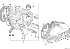 Głowica cylindrowa (11_1785) dla BMW R 80 RT USA