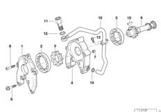Pompa olejowa-elementy pojedyncze (11_2640) dla BMW R 1200 C Indep. 03 (0362,0391) USA