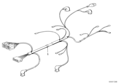 Wiązka przewodów wzmocn. inst. zapłon. (12_0321) dla BMW 5' E12 518 Lim ECE