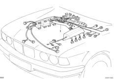 Wiązka przewodów silnika (12_0417) dla BMW 5' E34 530i Tou ECE