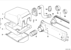 Przekaźnik silnika/skrzyn. sterownika (12_0419) dla BMW 7' E32 730i Lim ECE