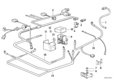 Kabel akumulatora/Kabel rozrusznika (12_0576) dla BMW 5' E34 530i Tou ECE