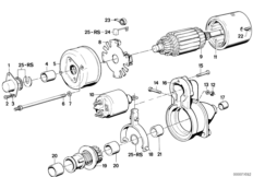 Poj. części rozrusznika/ Bosch (12_0740) dla BMW R45T/N ECE