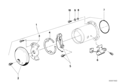 Czujnik impulsów zapłonu sterow. styk. (12_0741) dla BMW R 100 RS ECE