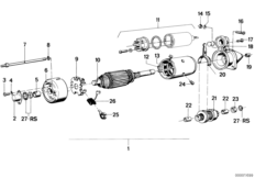 Rozrusznik, poj. części (12_0747) dla BMW R75/6 ECE