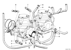 Przewód elastyczny podciśnieniowy (13_0024) dla BMW 5' E12 520 Lim ECE
