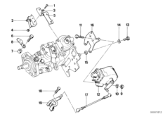 Element sterujący Diesel (13_0096) dla BMW 5' E28 524td Lim USA