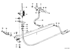 Zawory i przewody instalacji wtryskowej (13_0204) dla BMW 6' E24 633CSi Cou USA