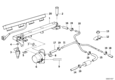Zawory i przewody instalacji wtryskowej (13_1329) dla BMW 3' E30 316i 2-d ZA