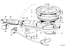 Tłumik szmerów ssania/wkład filtra (13_0599) dla BMW 3' E30 316 4-d ZA