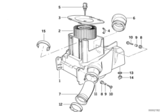 Tłumik szmerów ssania/wkład filtra (13_0525) dla BMW R 1100 GS 94 (0404,0409) USA