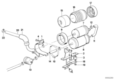 Zasilanie paliwowe/Pompa/Filtr (16_0116) dla BMW 3' E30 318i 4-d USA