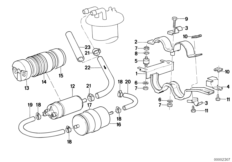 Pompa paliwowa/Filtr paliwa (16_0175) dla BMW 5' E28 520i Lim ECE